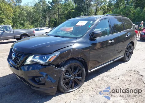 2018 Nissan Pathfinder Sl z USA, uszkodzony, nr VIN 5N1DR2MN7JC628030
